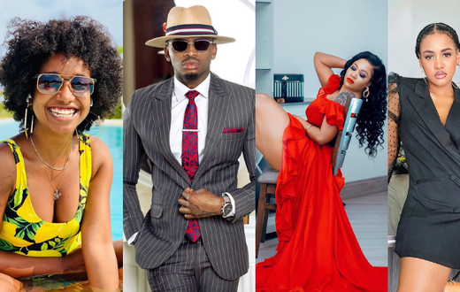 Anita Nderu, Diamond Platnumz, Vera Sidika and Tanasha Donna