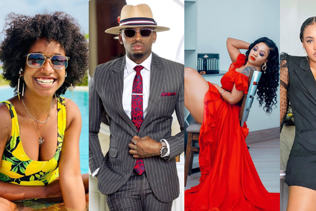 Anita Nderu, Diamond Platnumz, Vera Sidika and Tanasha Donna