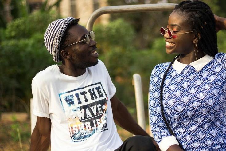 Couple looking at each other while smiling [Image: Kwaku Griffin]