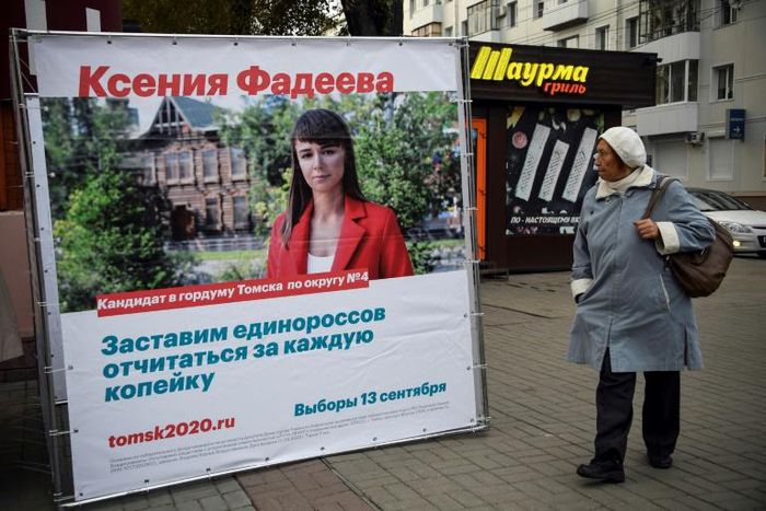 Ksenia Fadeyeva is a pro-Navalny candidate in Tomsk local elections