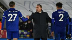 Rodgers downplays talk of Leicester winning the title