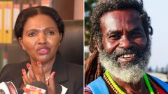 Keroche Breweries CEO Tabitha Karanja and Omar Lali
