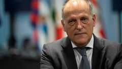 La Liga president Javier Tebas has accused FIFA president Gianni Infantino of supporting the European Super League project.