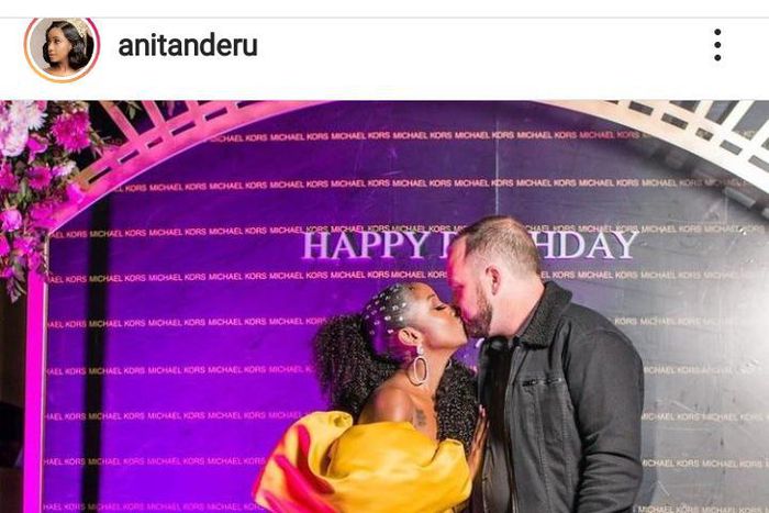 Anita Nderu with her new Boyfriend