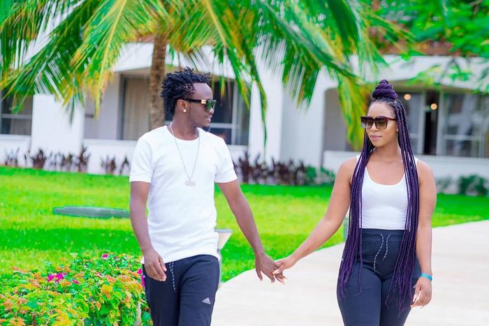 Diana Marua with Bahati