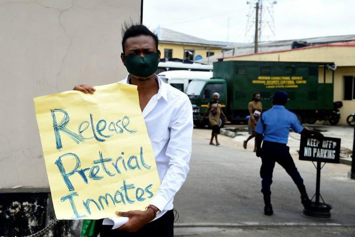 "Just because they can't pay $100 bail, they are forgotten," says Rights activist Adedayo Ademuwagun