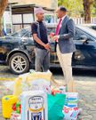 City Politician Alinur Mohamed gifts Omosh Sh60,000 & households worth Sh50,000 (Photos)