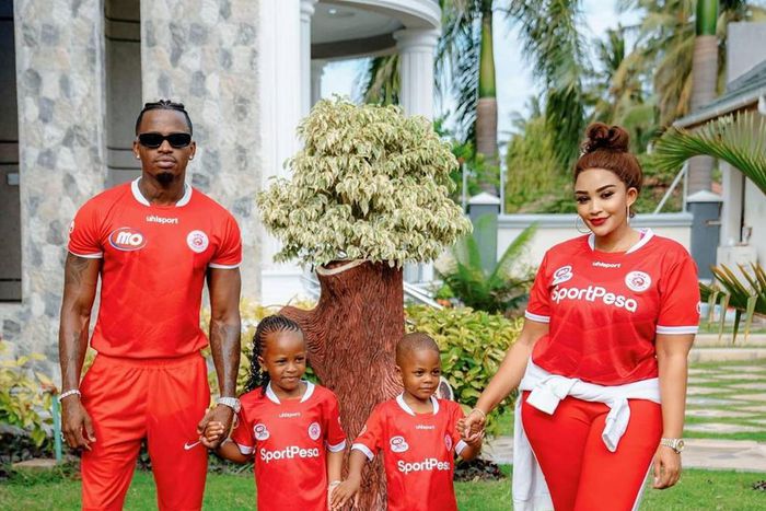 Zari Hassan with Diamond and their Kids Tiffah and Nillan