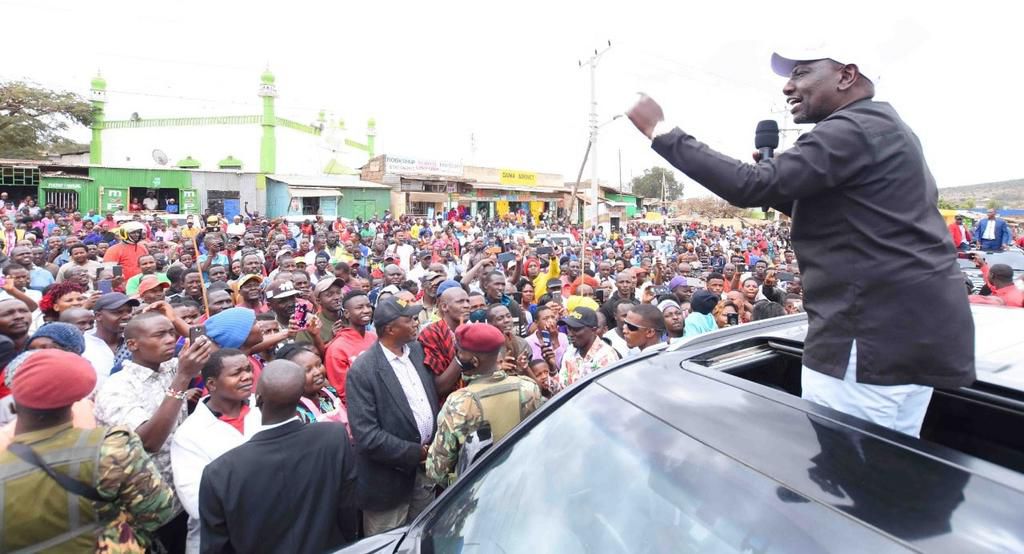 Deputy President William Ruto during a past rally