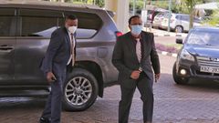 PS Karanja Kibicho arrives at DCI Headquarters
