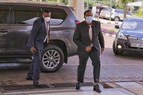 PS Karanja Kibicho arrives at DCI Headquarters