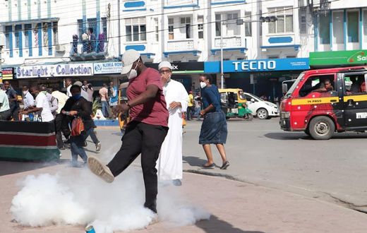 Protests against Covid-19 corruption scandals in Mombasa County