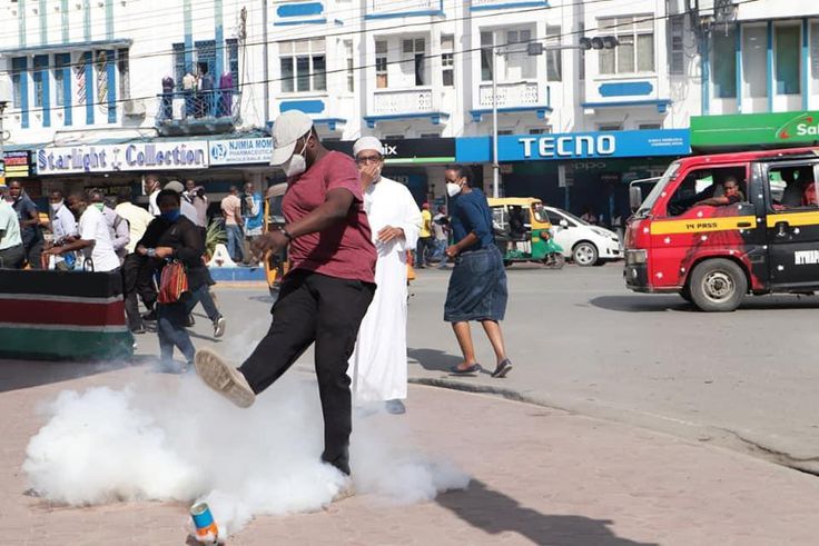 Protests against Covid-19 corruption scandals in Mombasa County