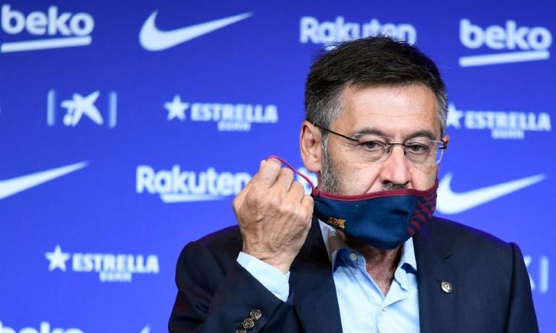Josep Maria Bartomeu resigned as Barcelona president on Tuesday after months of crisis at the Camp Nou
