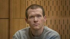 Australian white supremacist Brenton Tarrant at the Christchurch court