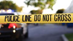 File image of a crime scene cordoned off