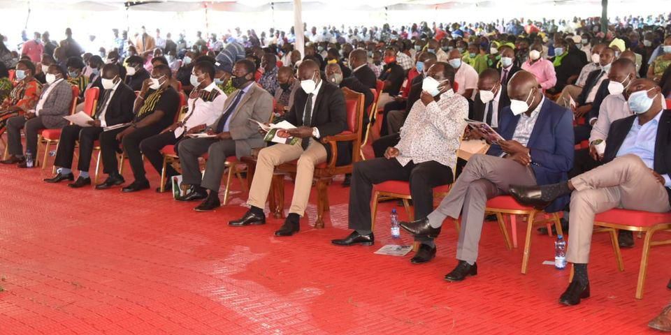 DP Ruto, Raila,Mudavadi and Weta among leaders at MP Ken Murungu’s Burial