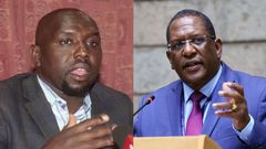 Senator Kipchumba Murkomen and Environment CS Keriako Tobiko