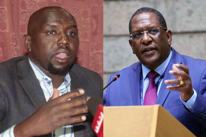 Senator Kipchumba Murkomen and Environment CS Keriako Tobiko