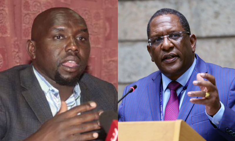 Senator Kipchumba Murkomen and Environment CS Keriako Tobiko
