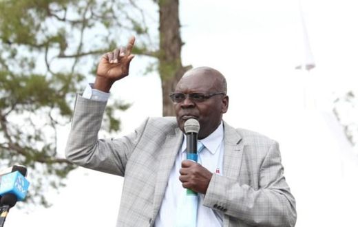 The late Bonchari MP John Oroo Oyioka during a past public address