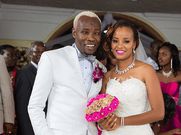 Daddy Owen and his wife Farida Wambui