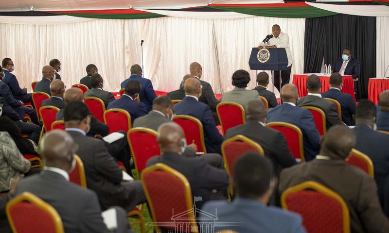 Uhuru Kenyatta meets Cabinet Secretaries, CASs & Principal Secretaries after reshuffle