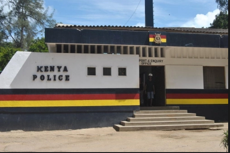 File image of a police station in Kenya