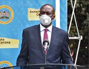 Ministry of Health Director General Dr Patrick Amoth during a recent Covid-19 briefing