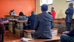 Popular blogger Edgar Obare when he was presented in court