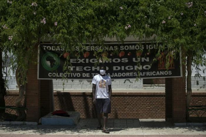 Seasonal workers have been left on their own in southern Spain after their shantytowns burnt down and coronavirus cases surged once again