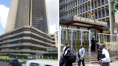 Teleposta Towers, headquarters of the Ministry of ICT and the National Treasury which have reported Covid-19 among staff members