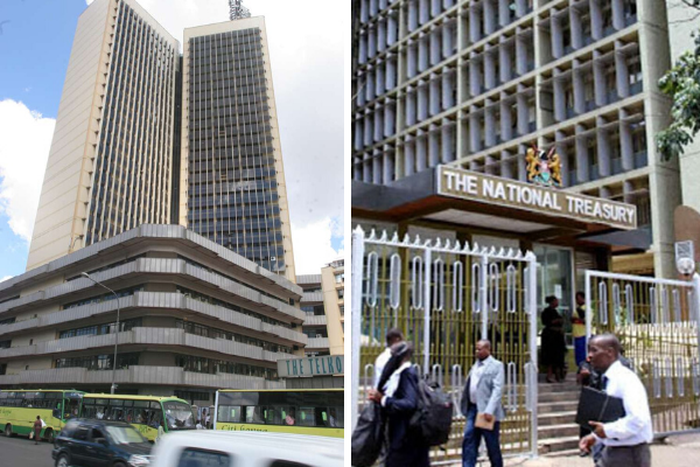 Teleposta Towers, headquarters of the Ministry of ICT and the National Treasury which have reported Covid-19 among staff members