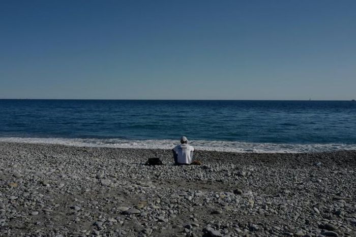 Many migrants passing through Ventimiglia have nowhere to sleep but the beach
