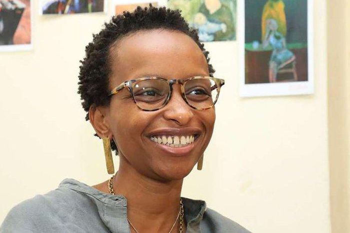 The late Bob Collymore's widow, Wambui Kamiru Collymore