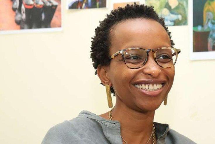 The late Bob Collymore's widow, Wambui Kamiru Collymore