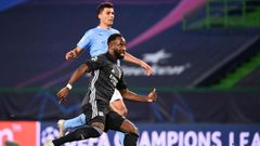 Moussa Dembele scored his first goals in this season's Champions League