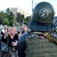 Belarus police face off with opposition supporters after Sunday's disputed presidential election