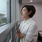 Jang Hye-yeong looks out of her office window towards South Korea's legislature, which she called 'an institution made up of middle-aged, able-bodied men'