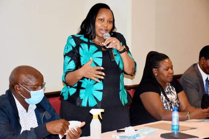 Nominated Senator Millicent Omanga