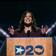 Kamala Harris accepted the Democratic Party's nomination to be White House candidate Joe Biden's running mate in the November 3, 2020 election