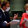 The EU leaders' summit began with smiles and COVID-proof elbow bumps, but soon got down to tense negotiations