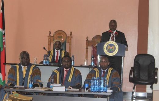 File image of the Kajiado county assembly during a Governor's address at a past session