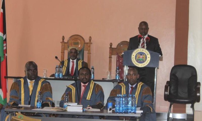 File image of the Kajiado county assembly during a Governor's address at a past session