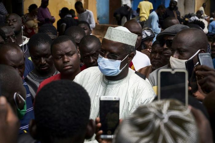 Mountaga Tall was among the detained opposition leaders released on Monday