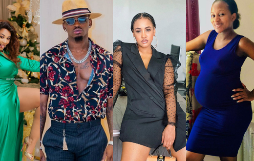 Zari Hassan, Diamond Platnumz, Tanasha Donna and Shanice Wangechi