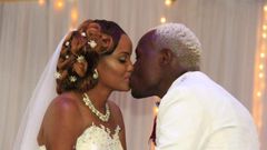 Daddy Owen and his wife Farida Wambui
