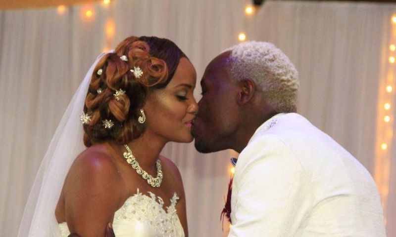 Daddy Owen and his wife Farida Wambui
