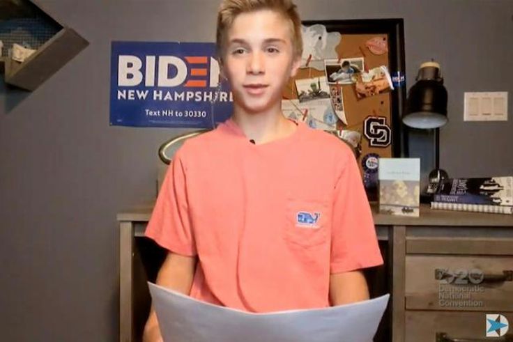 Brayden Harrington, 13, spoke to the Democratic National Convention about his stutter -- and how the party's nominee Joe Biden has helped him improve his condition