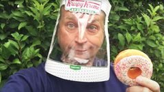 This Krispy Kreme COVID-19 Face Shield is Genius